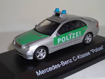 Mercedes C Polizei Schuco Modellauto 1:43